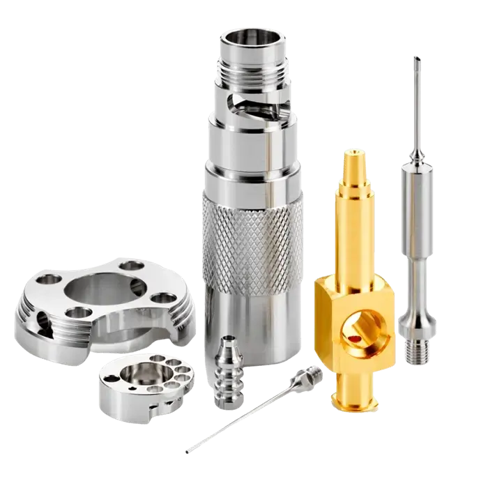 Machined metal precision component