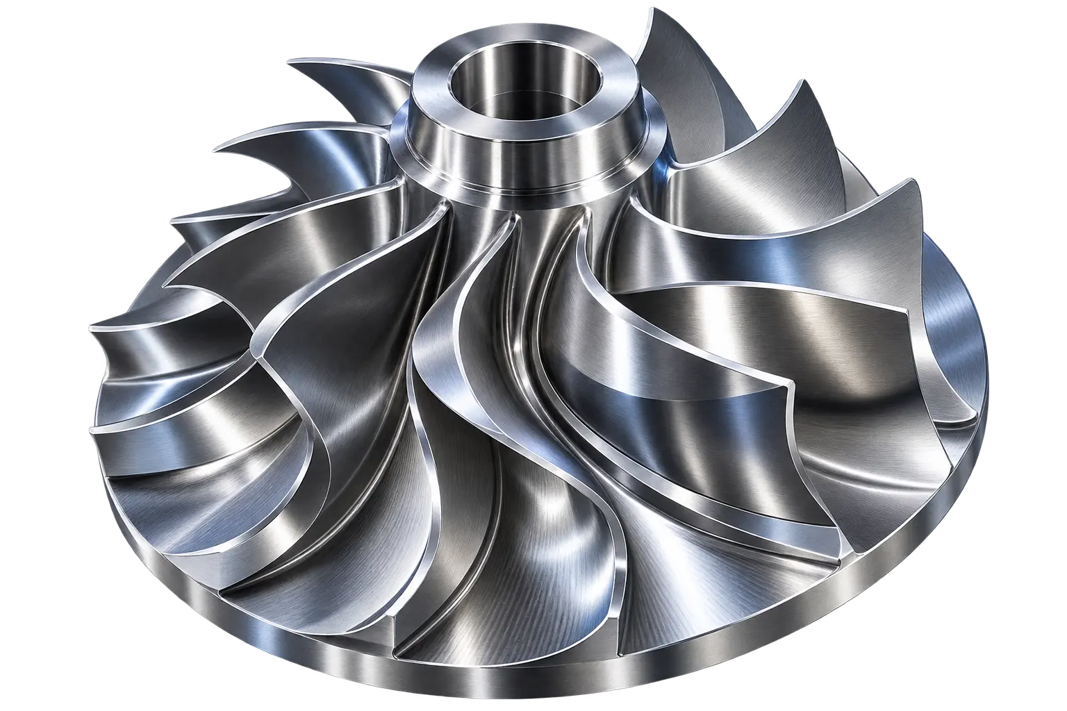 Precision machined flange component
